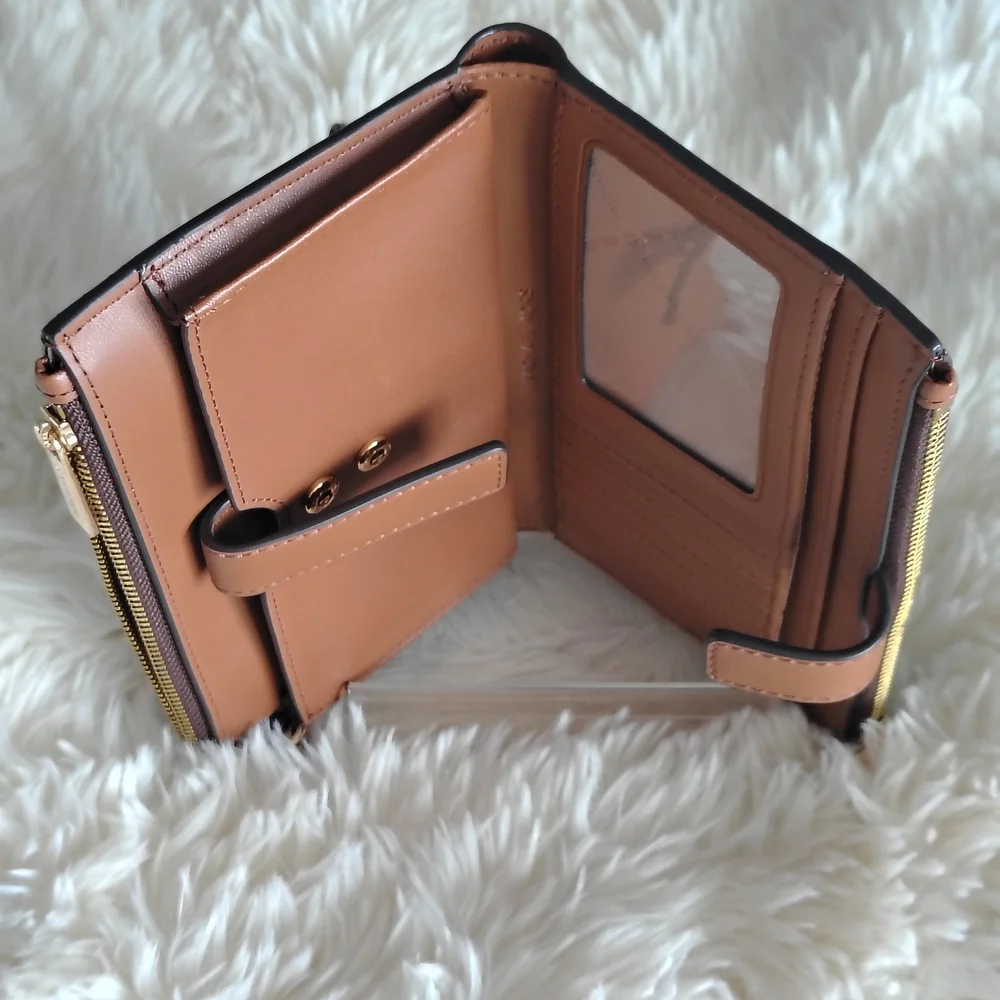 Michael Kors Signature Brown Wristlet NWOT - Picture 7 of 15